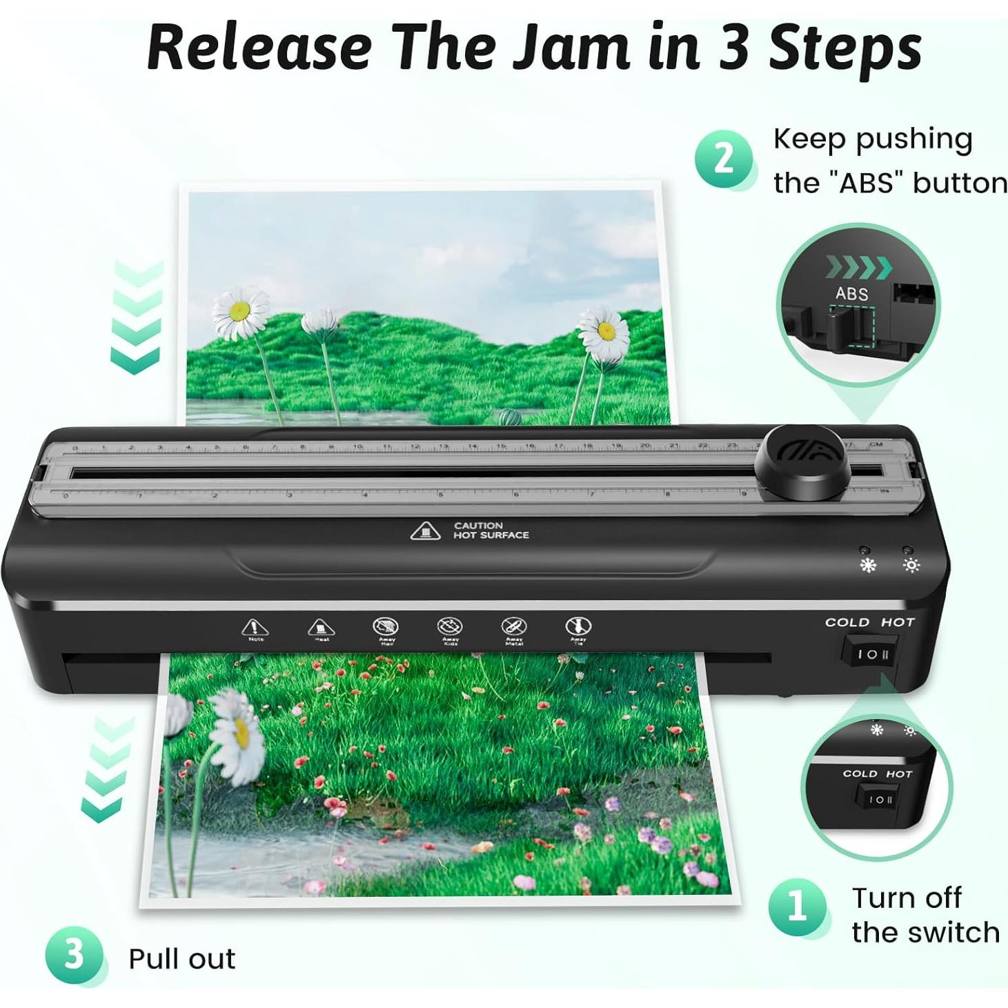 Máquina Laminadora A4 MAXDONE 9 Pulgadas 0.74 kg Doble Modo