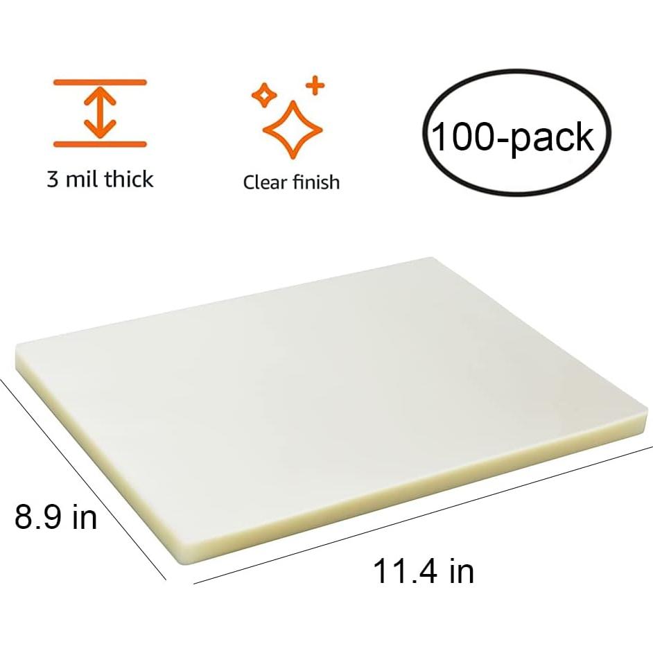 Fundas Térmicas para Laminado FungLam 22.6x29 cm 100 Paquetes