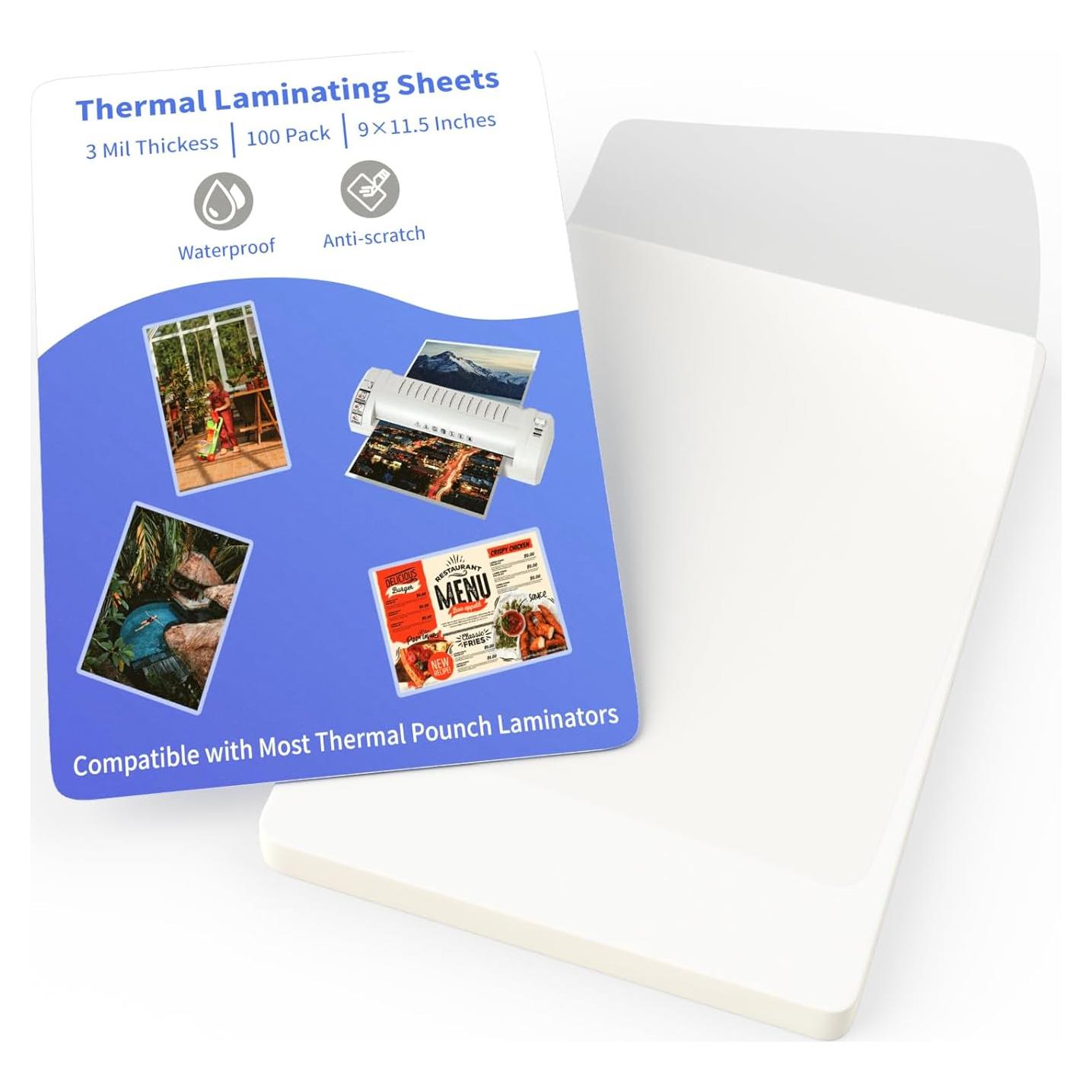 Fundas de Laminado Térmico FungLam 22.6x29 cm Paquete 100