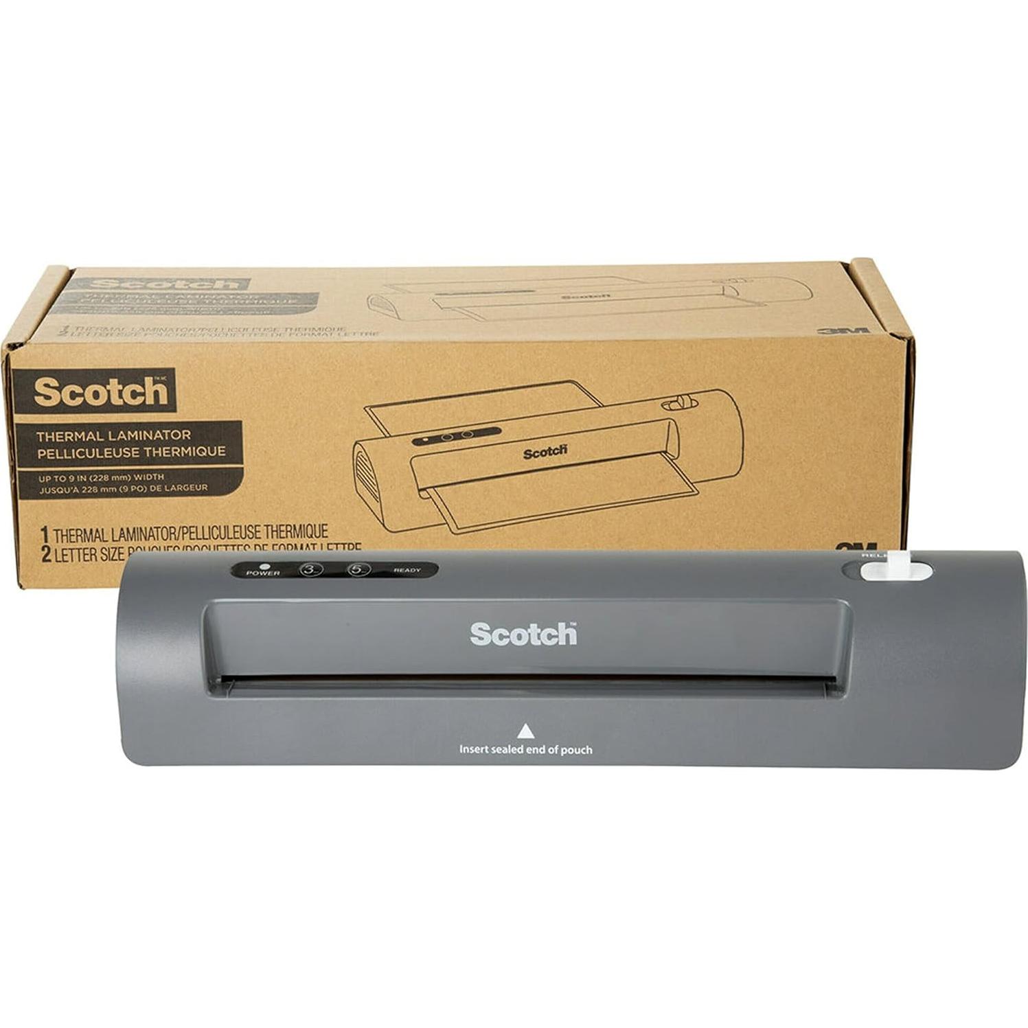 Bolsas de Laminado Térmico Scotch 200-Pack 22.6 x 29 cm