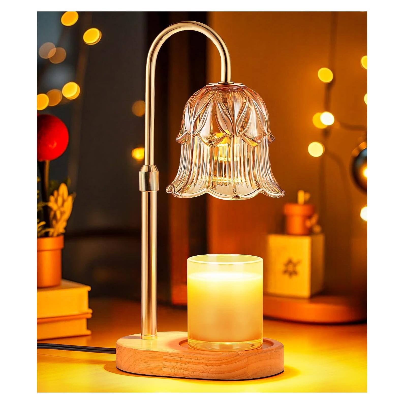Lámpara Calentadora de Velas Pfxud con Temporizador y Altura Ajustable