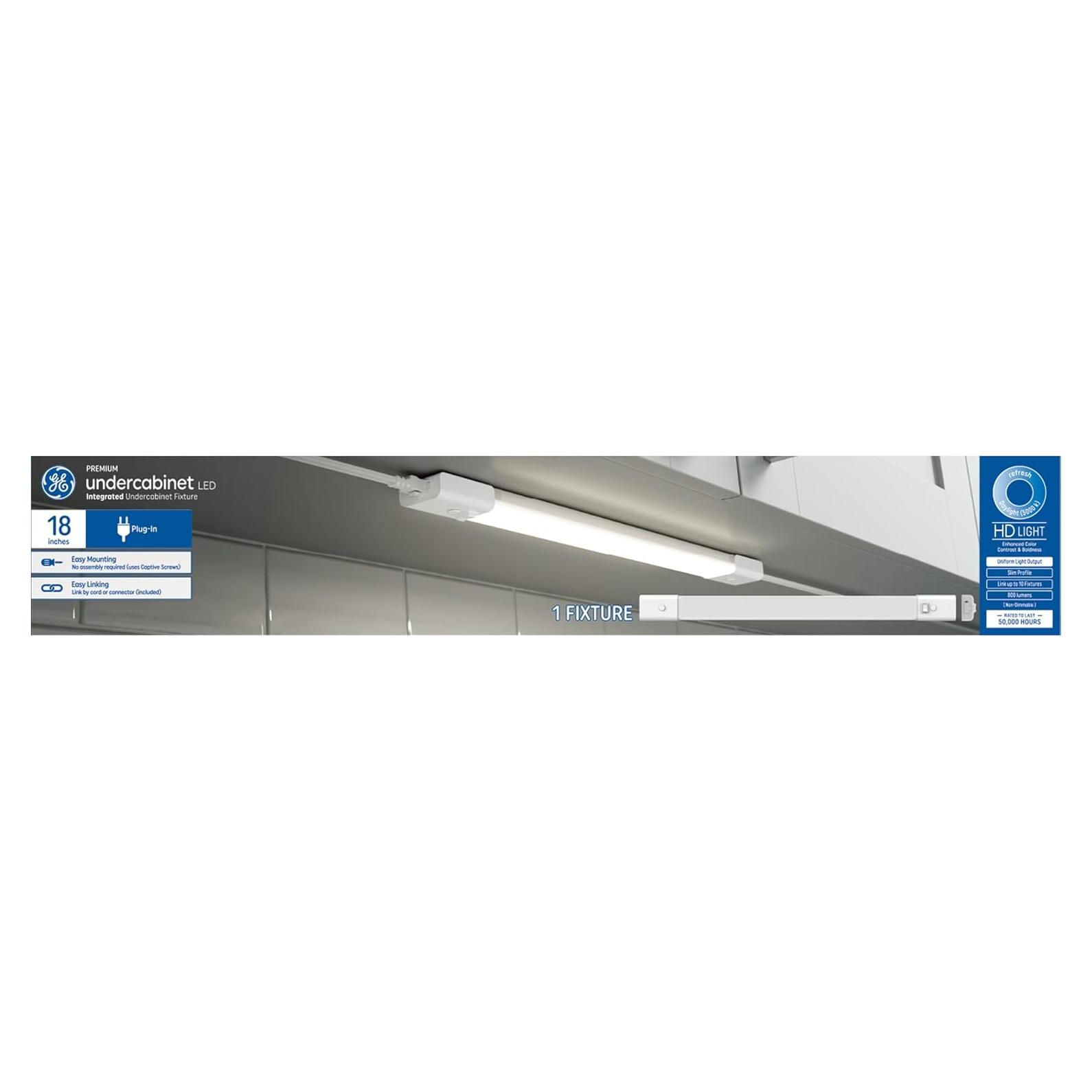 Luz LED para Debajo del Gabinete GE 45.72 cm Luz Diurna