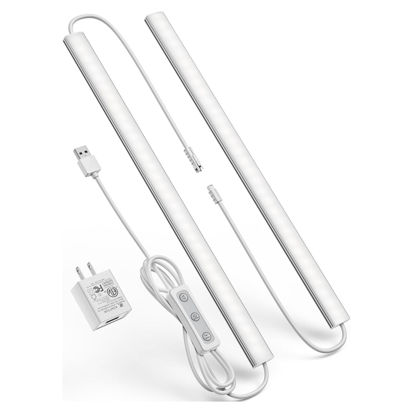 Iluminación LED bajo gabinete VOVAMO UNO-LK 2 piezas 30.5cm