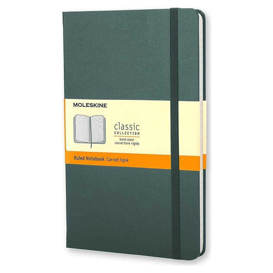 Cuaderno Moleskine Tapa Dura Pocket Verde Bosque 192 Páginas
