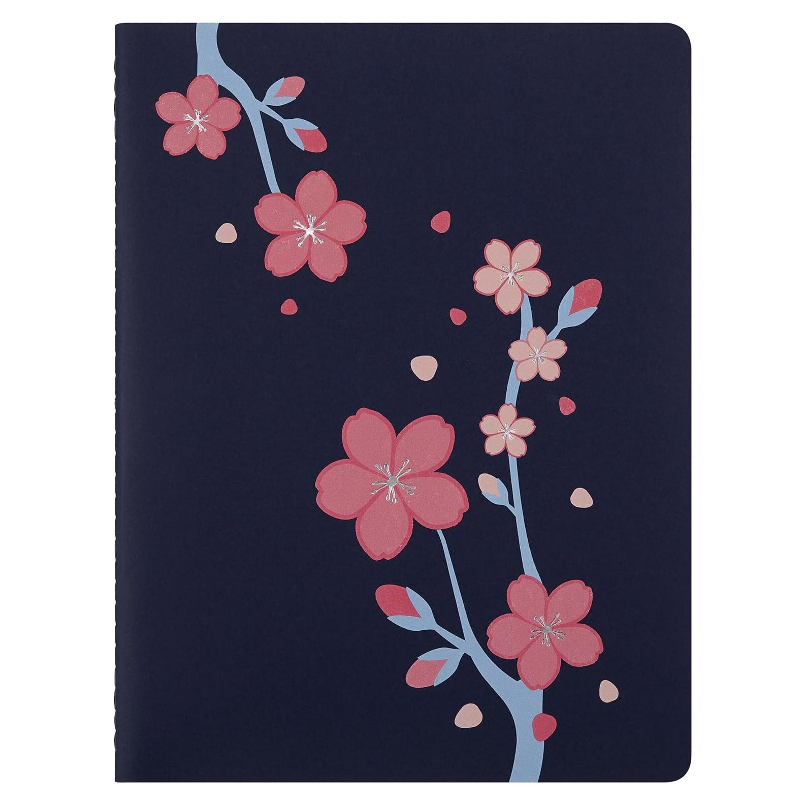 Cuaderno Cahier Moleskine Sakura 2025 XL Rayado 120 Páginas