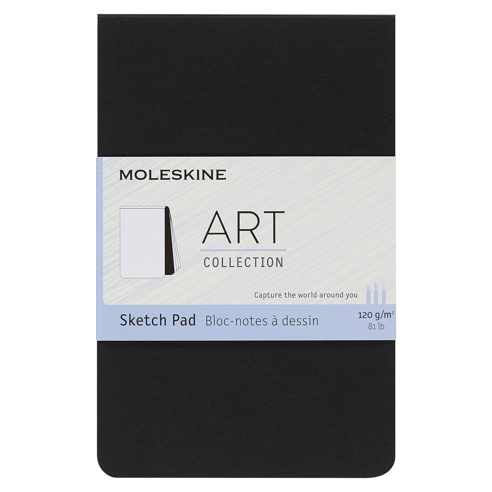 Bloc de Dibujo Moleskine Pocket Negro 48 Páginas 8.9x14 cm