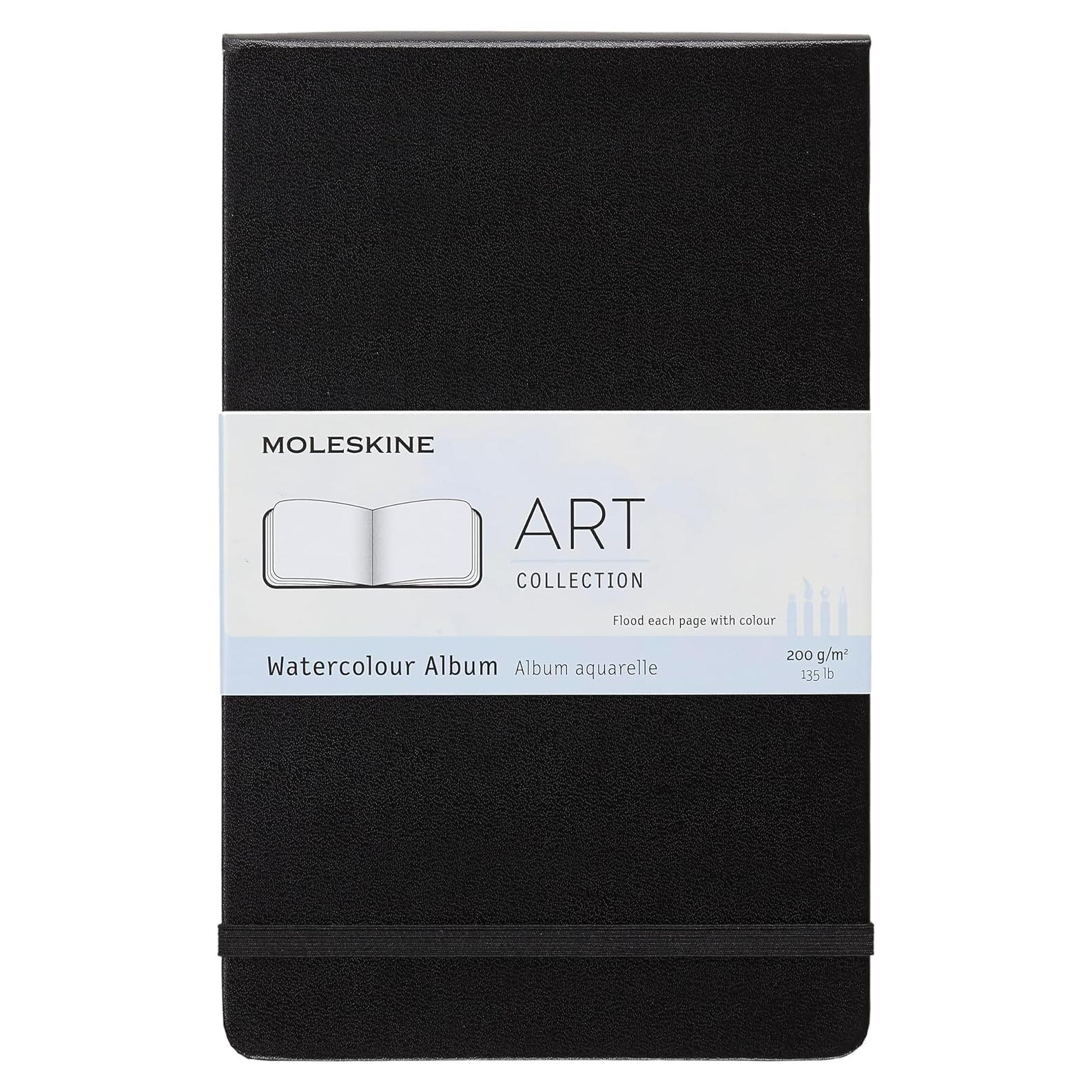 Álbum de Acuarela Moleskine Art Grande Negro 72 Páginas