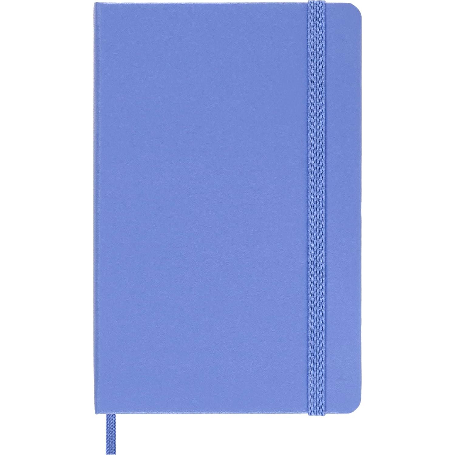 Cuaderno Clásico Moleskine Pocket Azul Hortensia Tapa Dura 192 Páginas