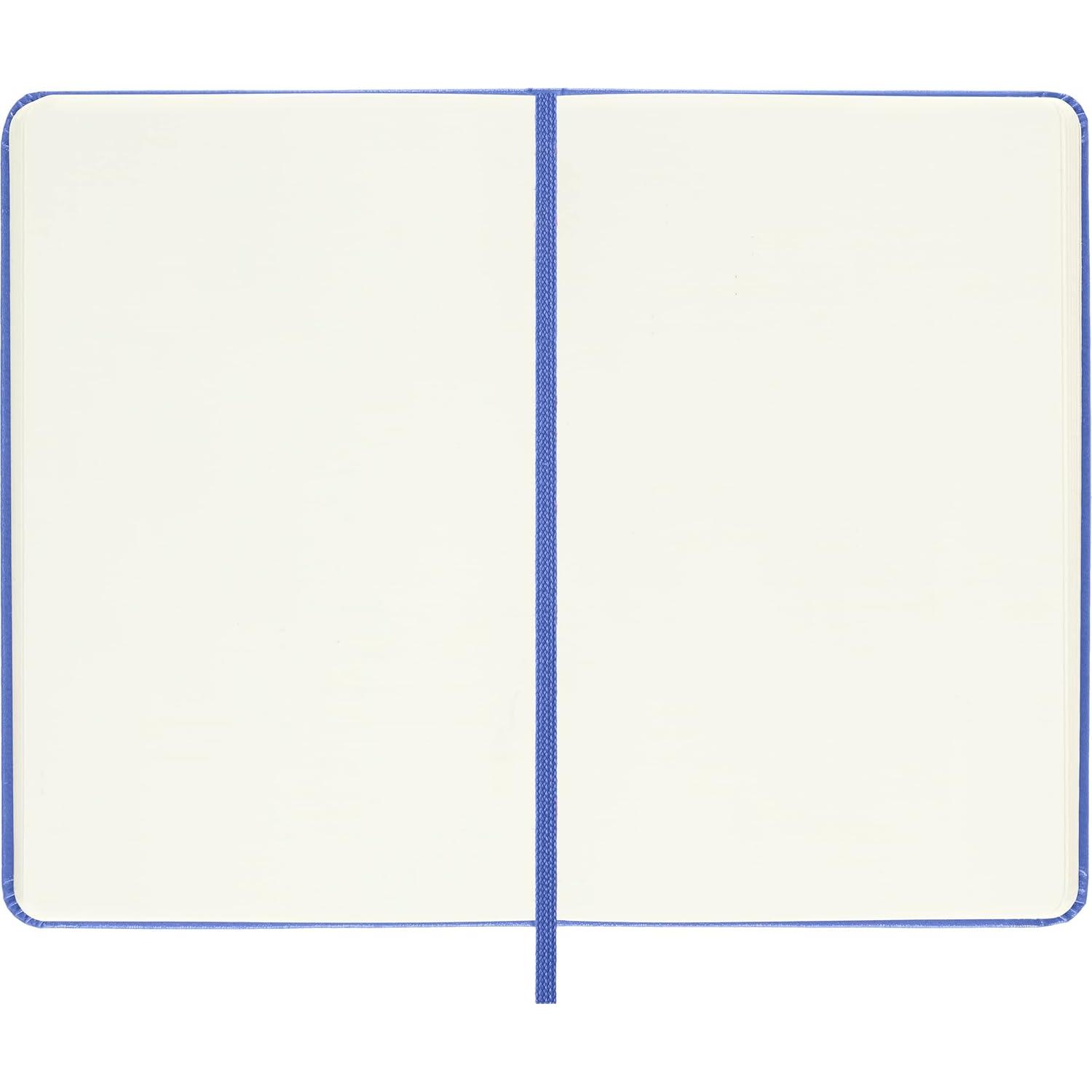 Cuaderno Clásico Moleskine Pocket Azul Hortensia Tapa Dura 192 Páginas