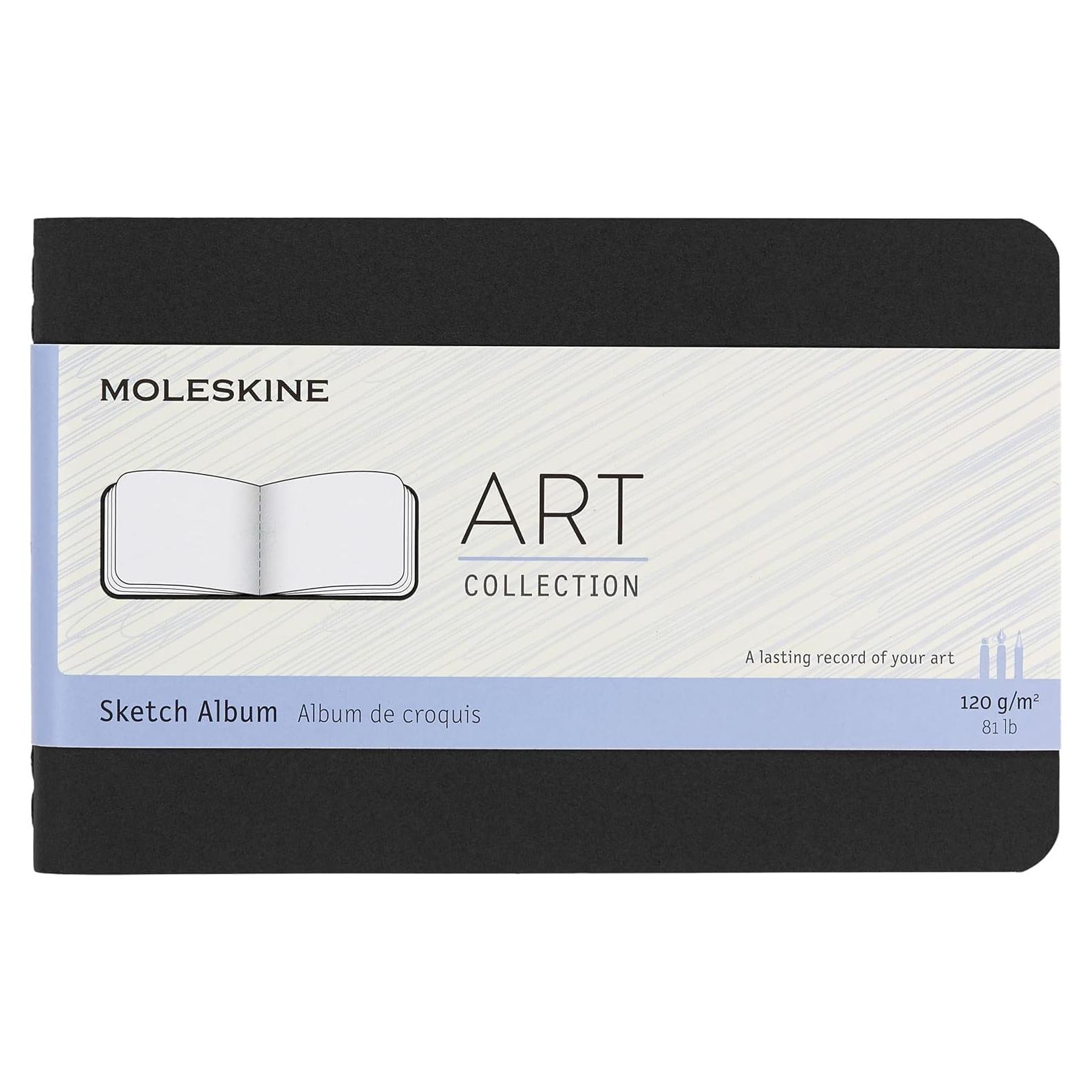 Álbum de Bocetos Moleskine Pocket Negro 72 Páginas Lisas