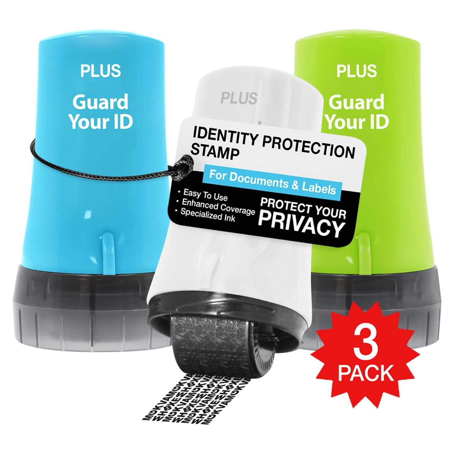 Rodillo de Protección contra Robo de Identidad PLUS 3-Pack
