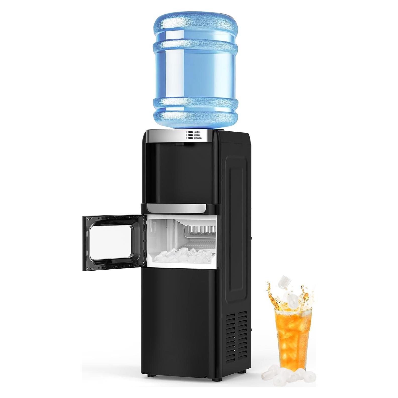 Dispensador de Agua Electactic HZB-15YLR 5 Galones con Hielo