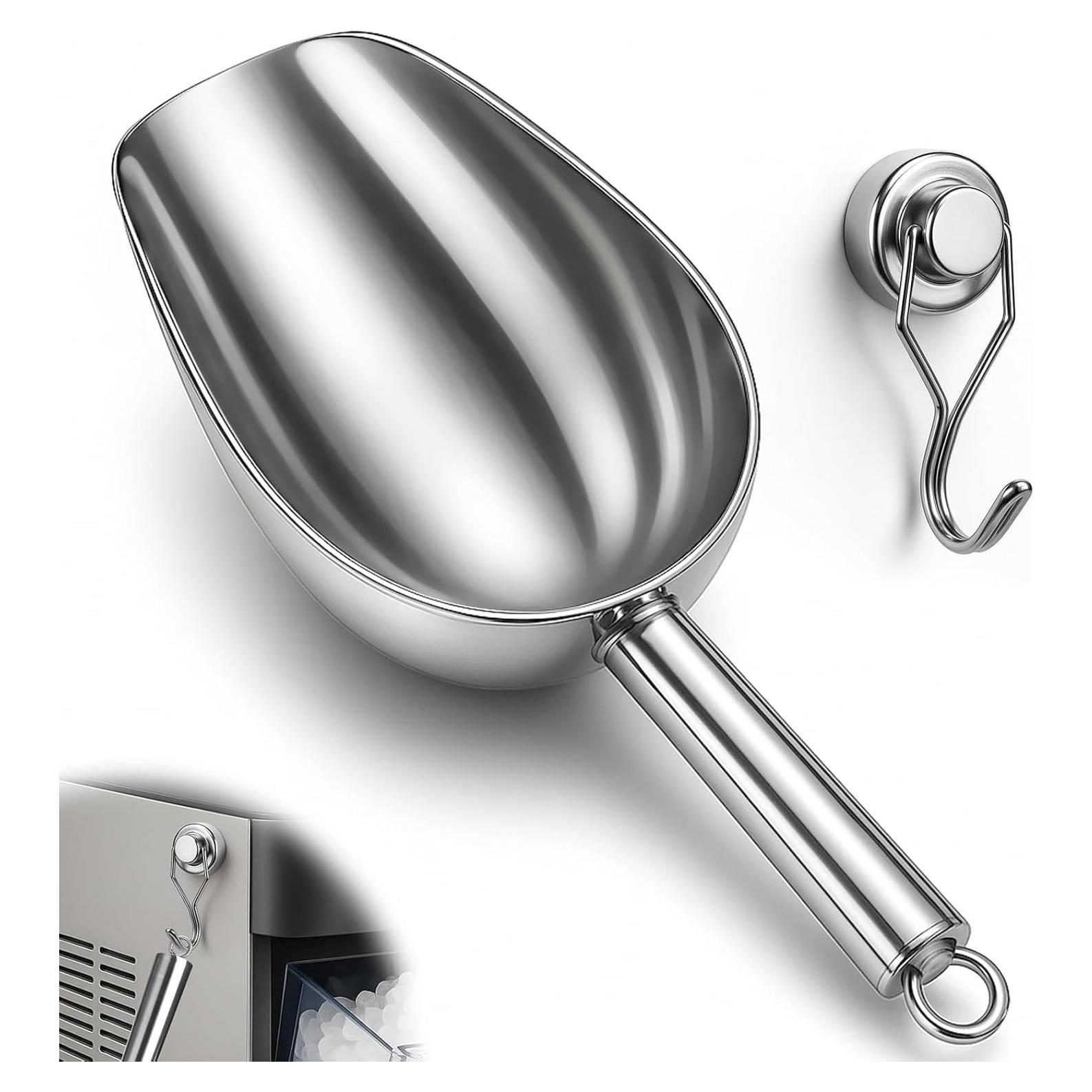 Cuchara de Hielo Grande Mity Rain Acero Inoxidable con Gancho Magnético