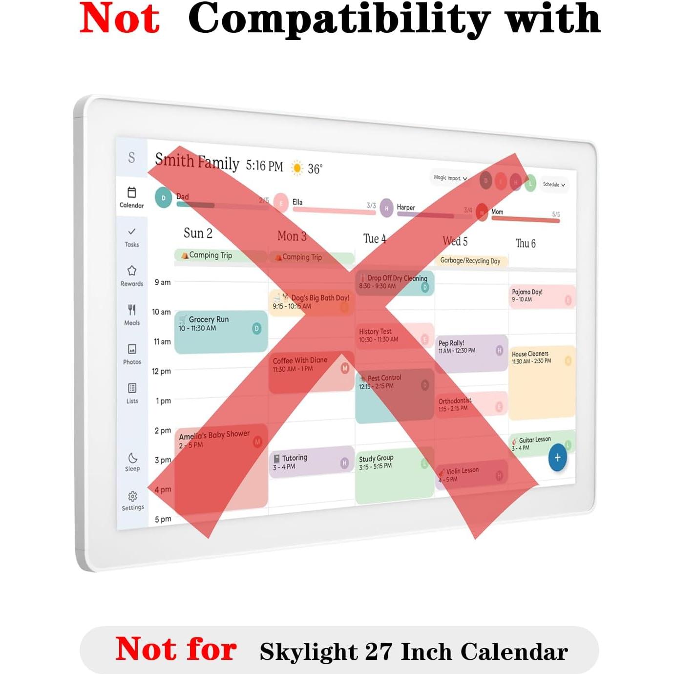 Soporte Magnético para Refrigerador NECANCE Calendario 15"
