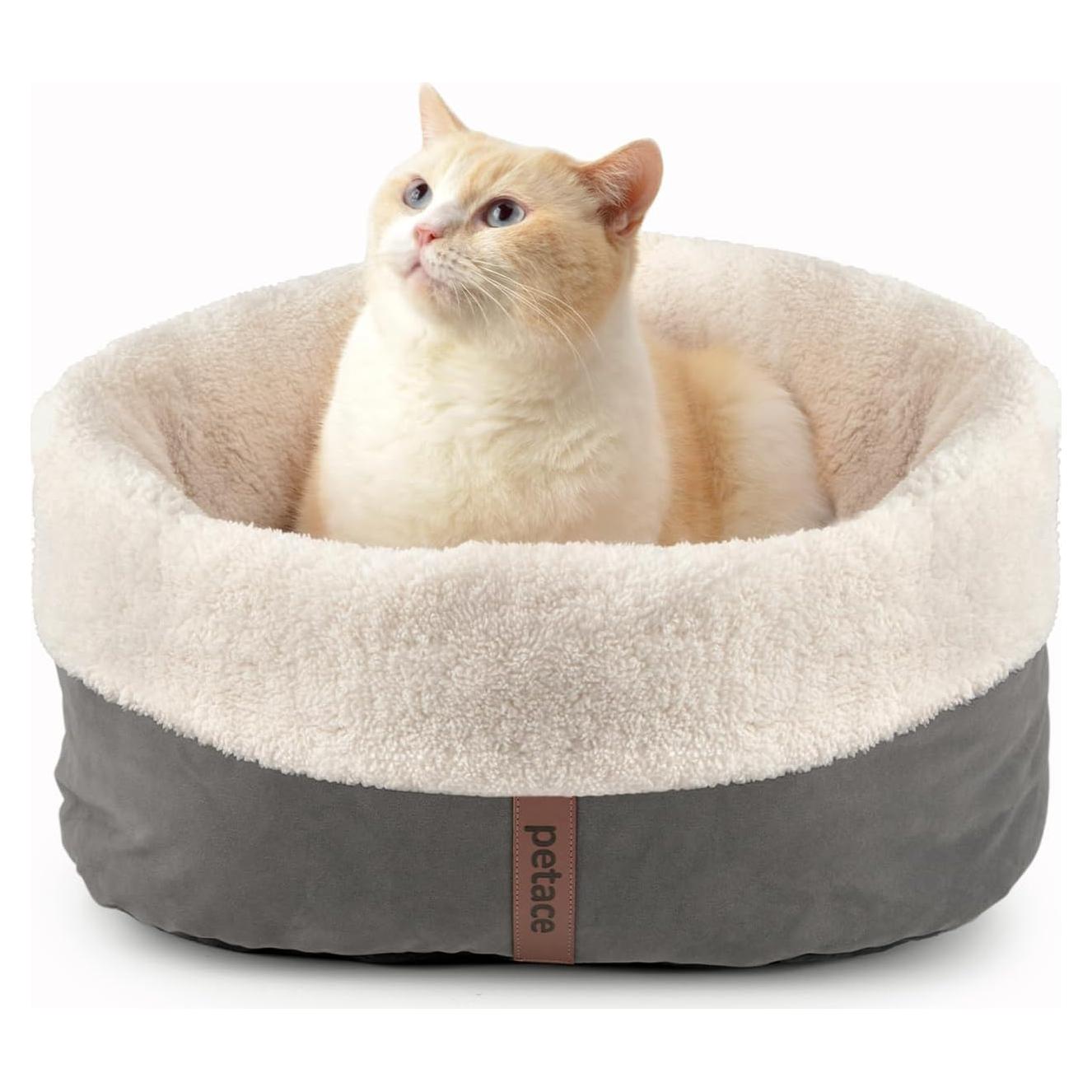 Cama Autocalentable para Gatos Petace 45x35 cm Gris