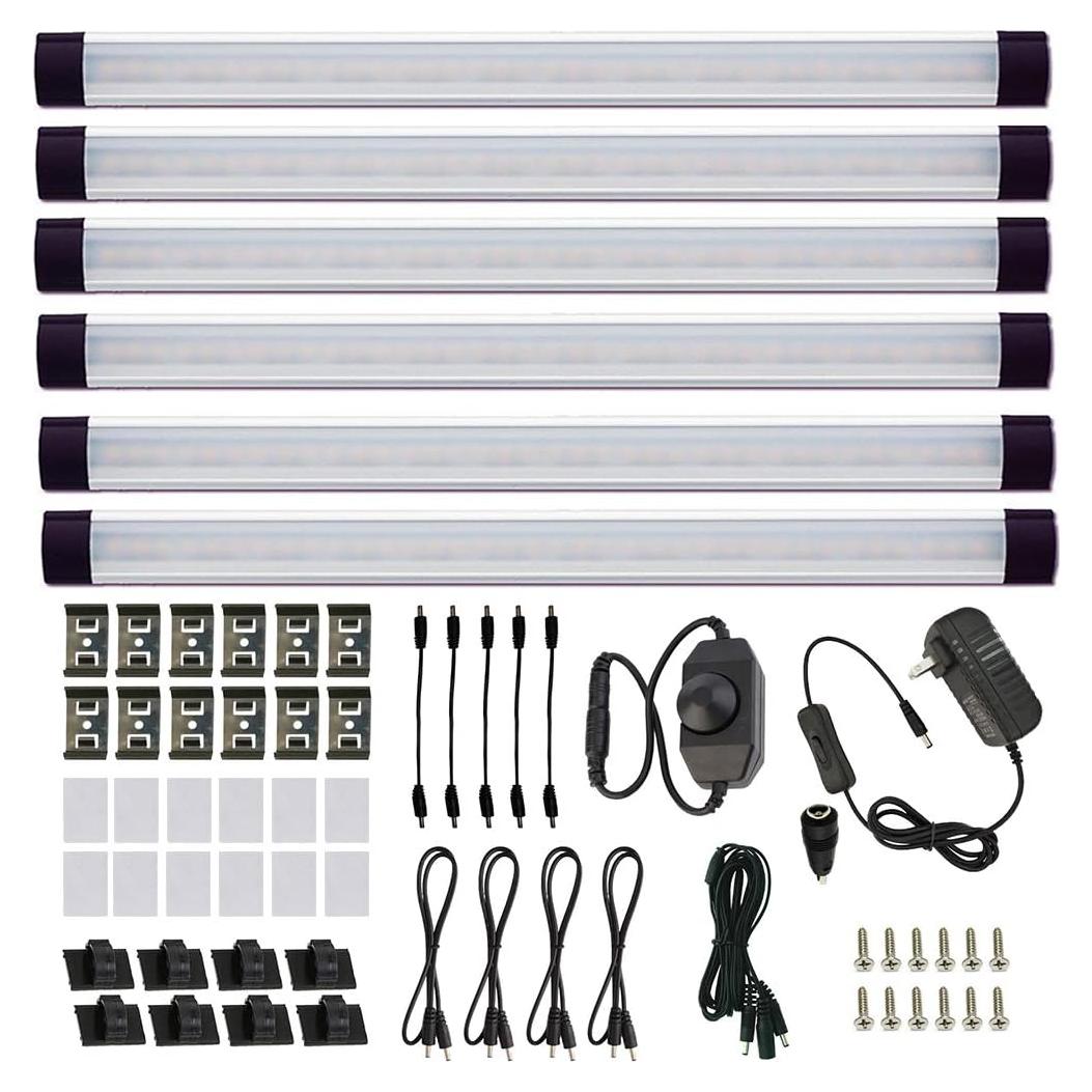 Kit de Iluminación LED AIBOO 6 Paneles 12V Regulable Blanco Día