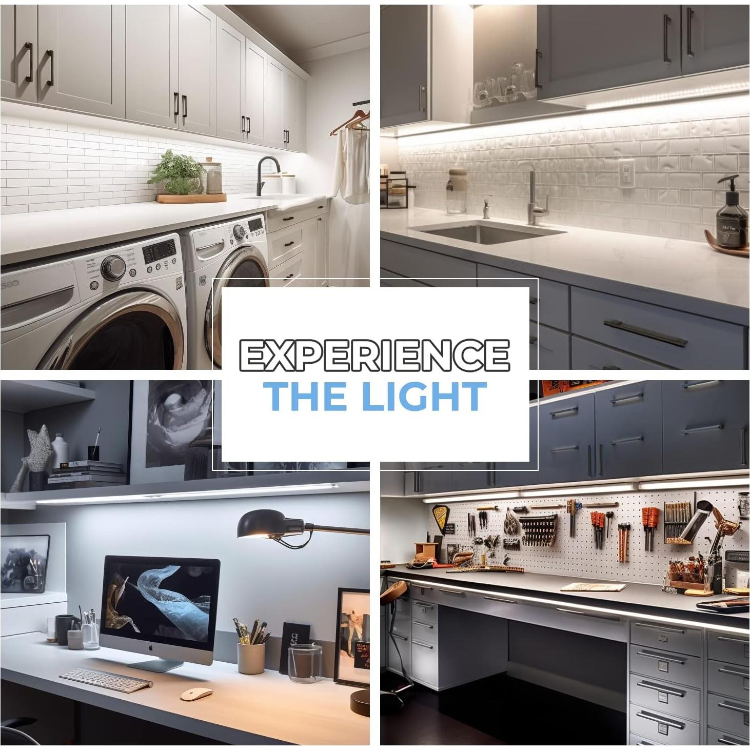 Kit de Iluminación LED Eshine 12 Piezas 30.48 cm Regulable