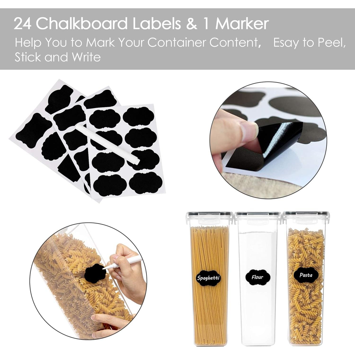 Contenedores de Almacenamiento Vtopmart 4 PCS 2.8L Herméticos