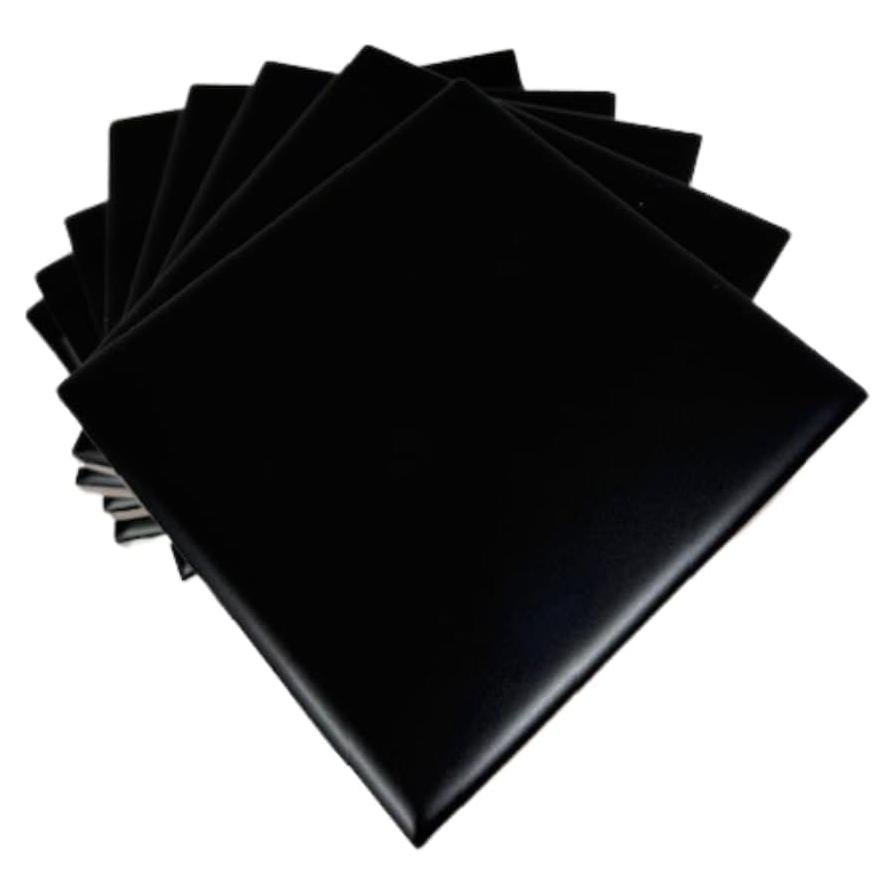 Azulejo Cerámico Tenedos HTC367 Negro Mate 10 Piezas 10.8x10.8 cm