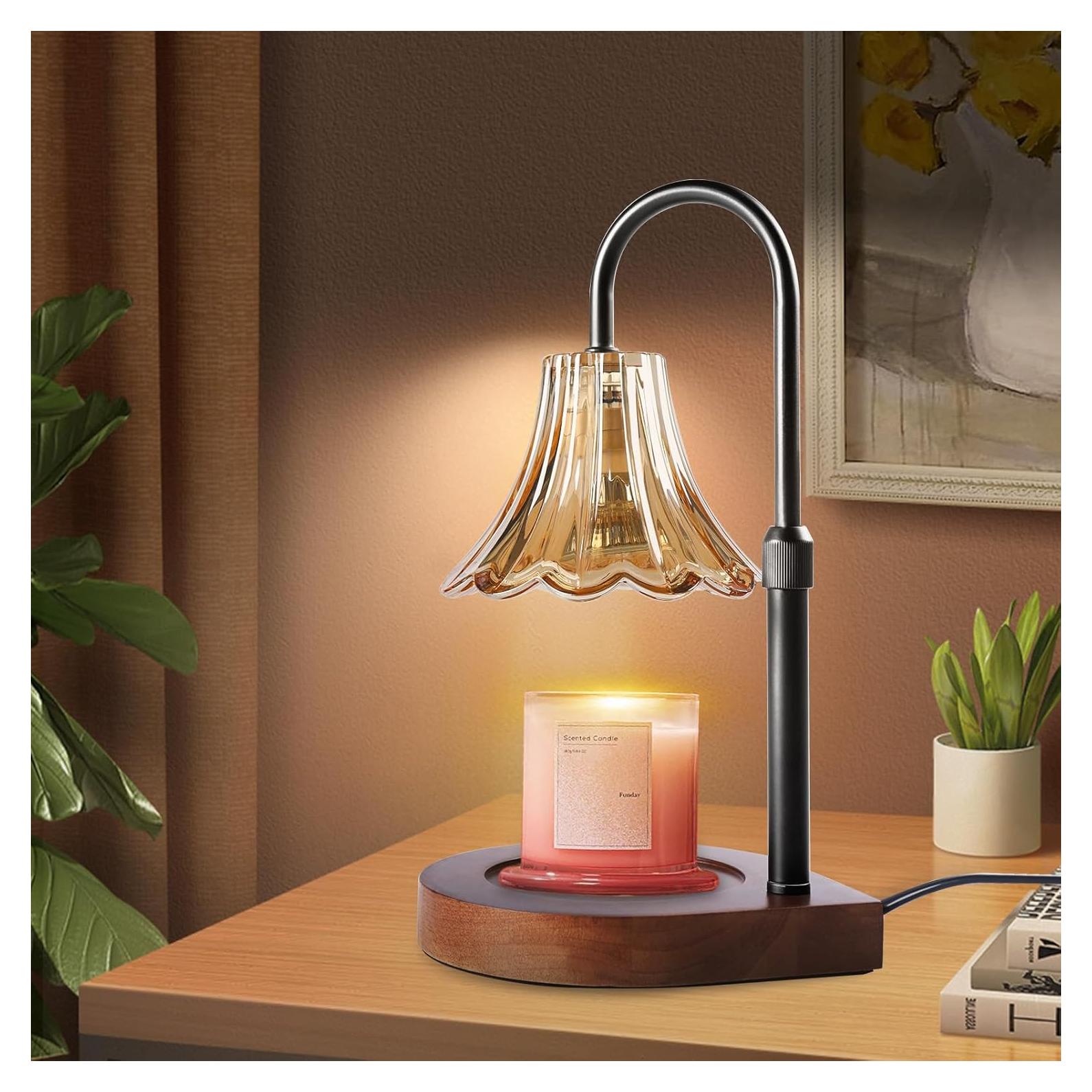 Lámpara Calentadora de Velas EJF Vintage con Temporizador 50W