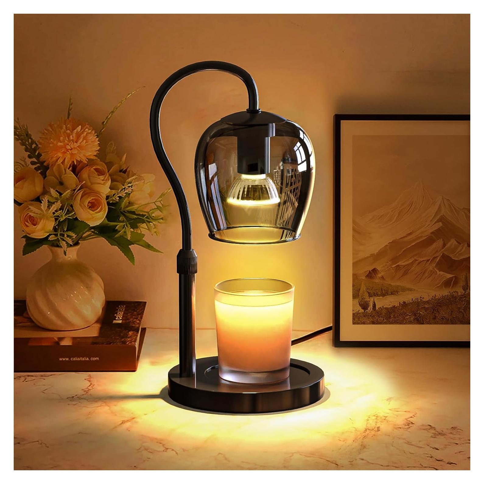 Lámpara Calentadora de Velas WYghyronic con Temporizador y Brillo Regulable