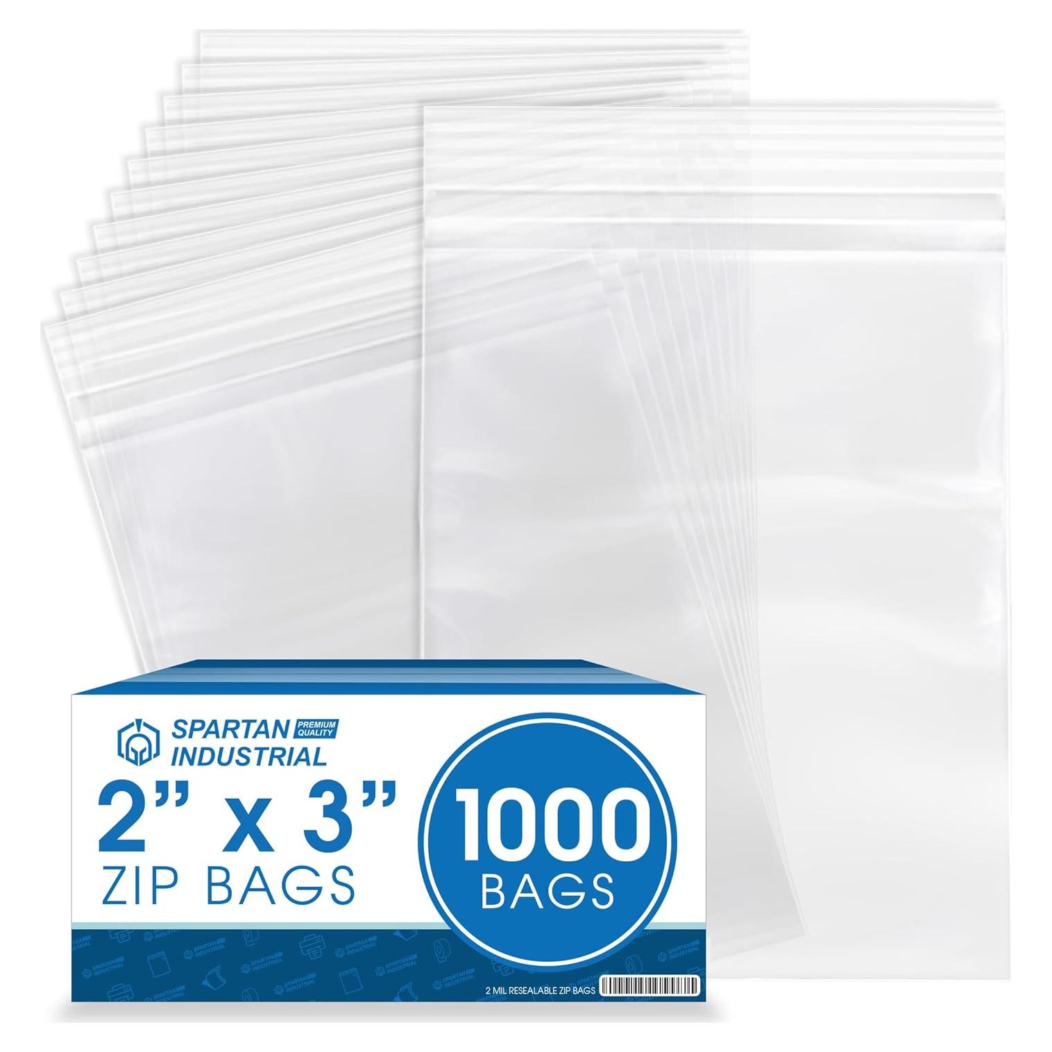 Bolsas Plásticas Reclosables Spartan 2x3" 1000 Unidades 2 Mil