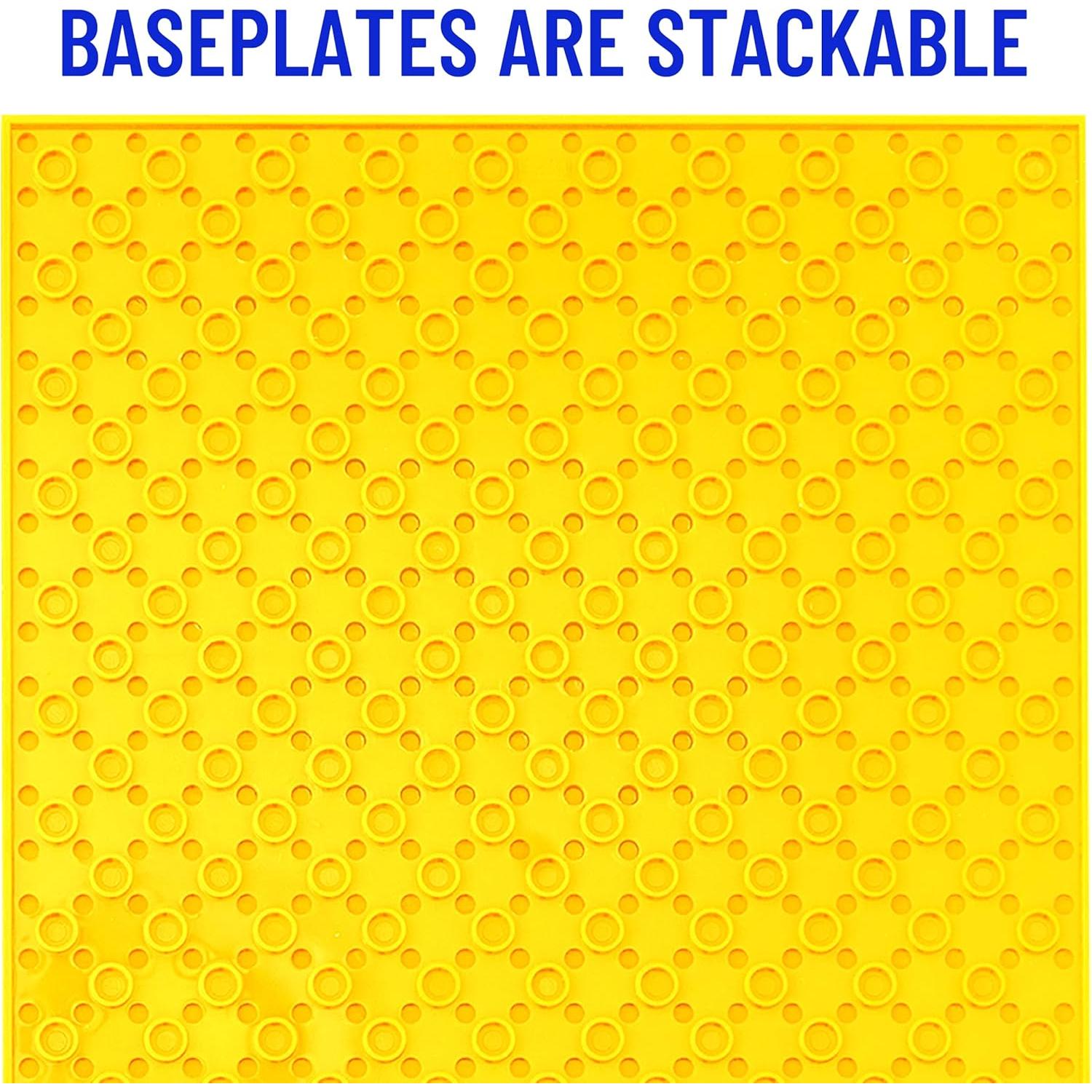 Placas Base Apilables Strictly Briks - 24 Mats Arcoíris 25.4 cm