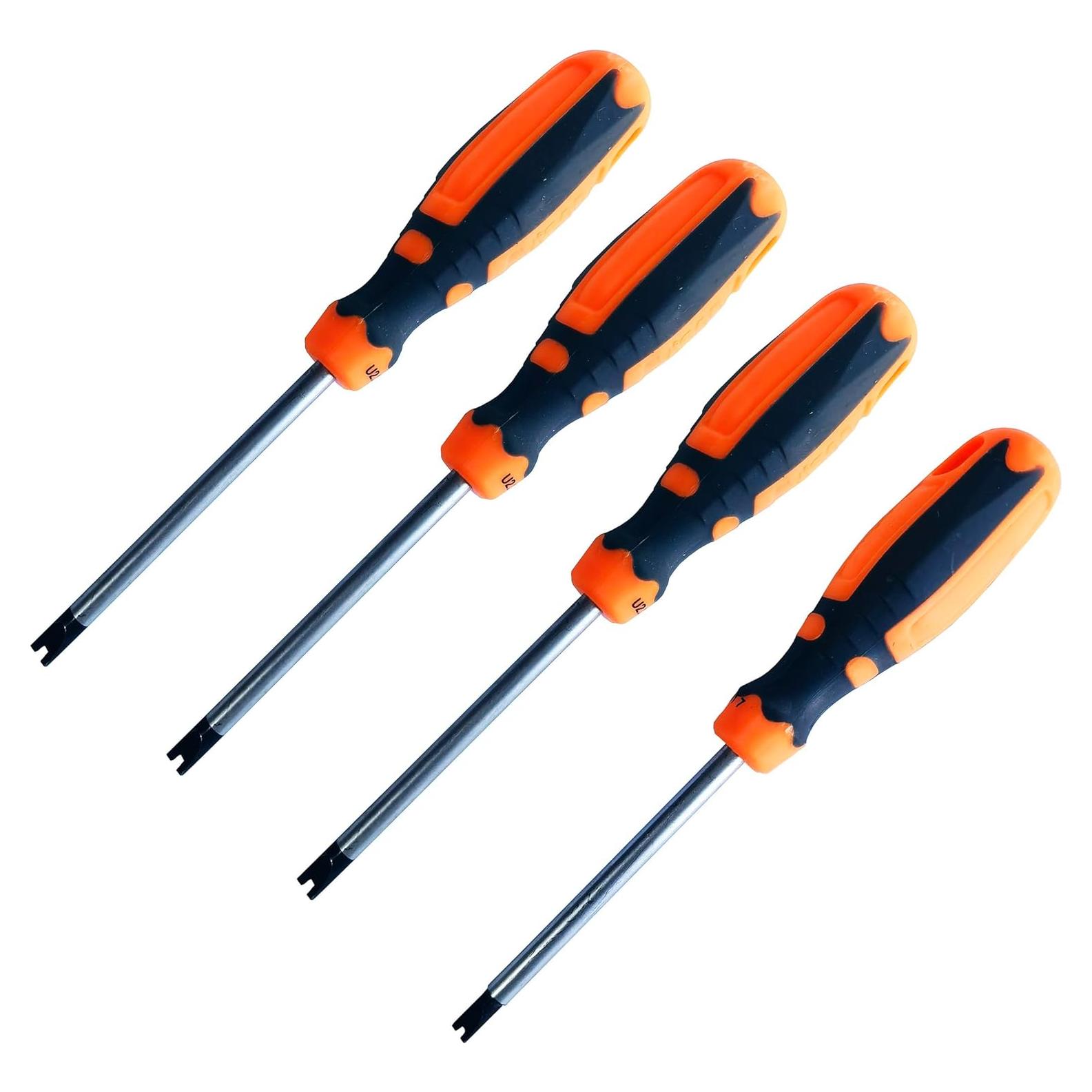 Juego de Destornilladores U 4 Piezas Uacen 75 mm Magnéticos