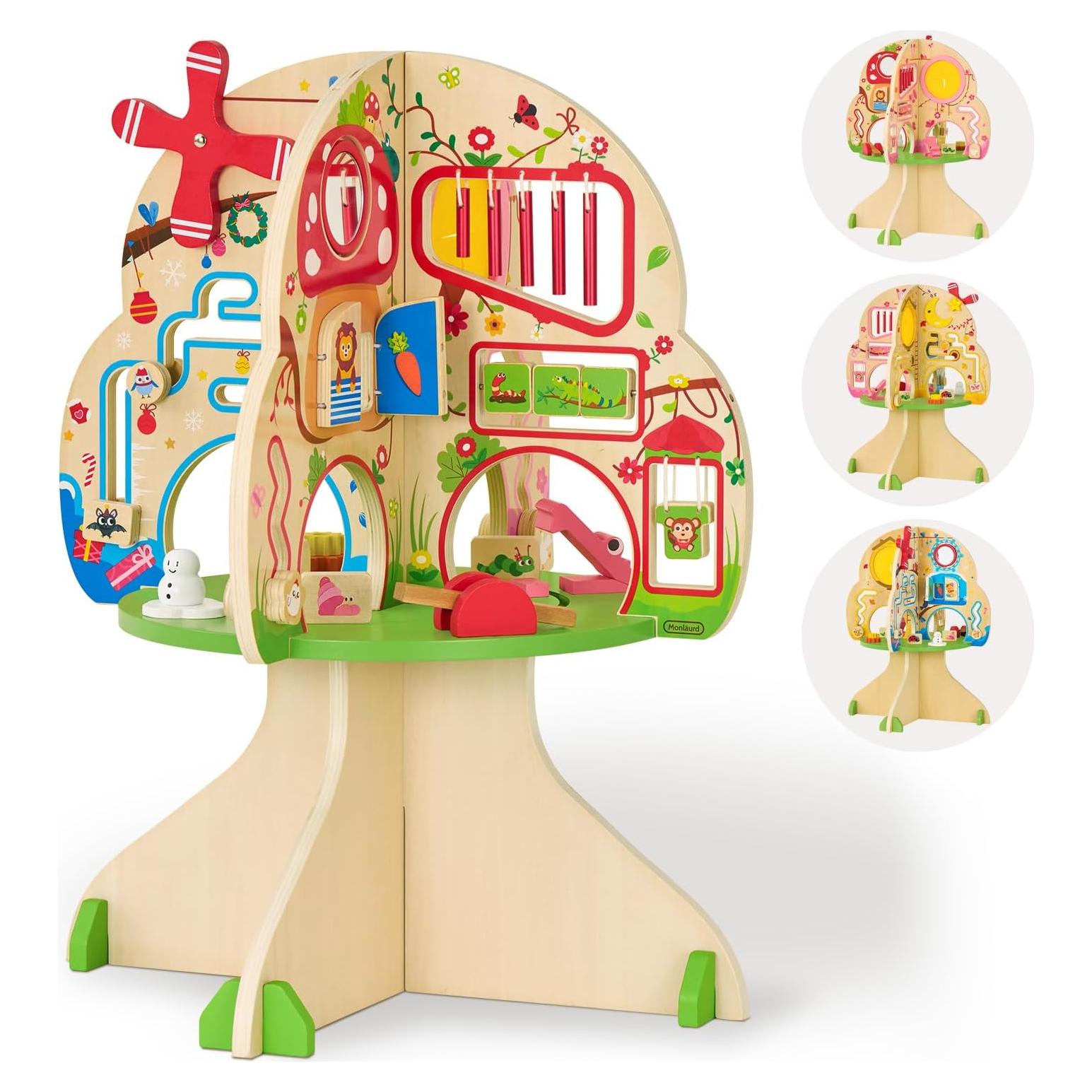 Centro de Actividades de Madera Monlúrd Montessori Árbol 4 Estaciones