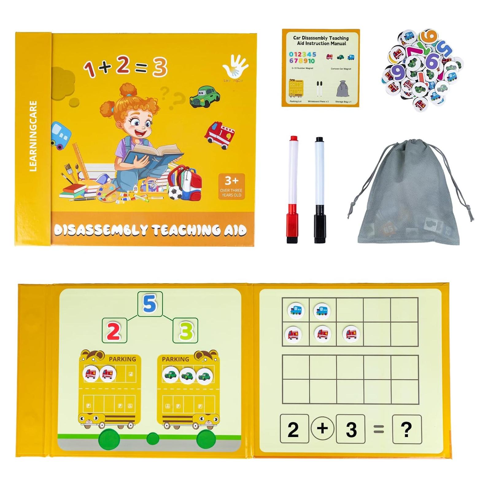 Juegos Magnéticos de Matemáticas LEARNINGCARE 42 Piezas