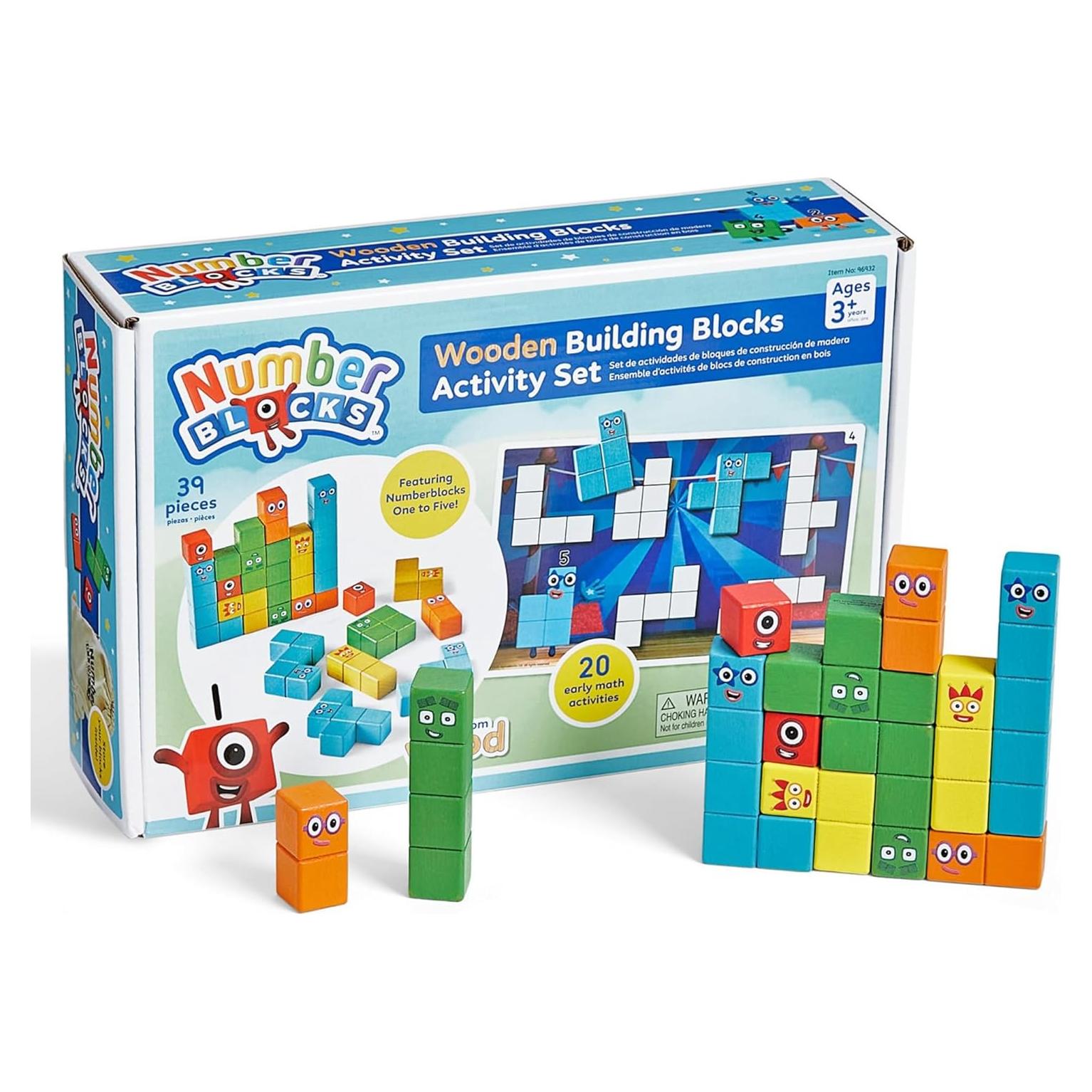 Set de Bloques de Construcción de Madera Numberblocks - 39 Piezas