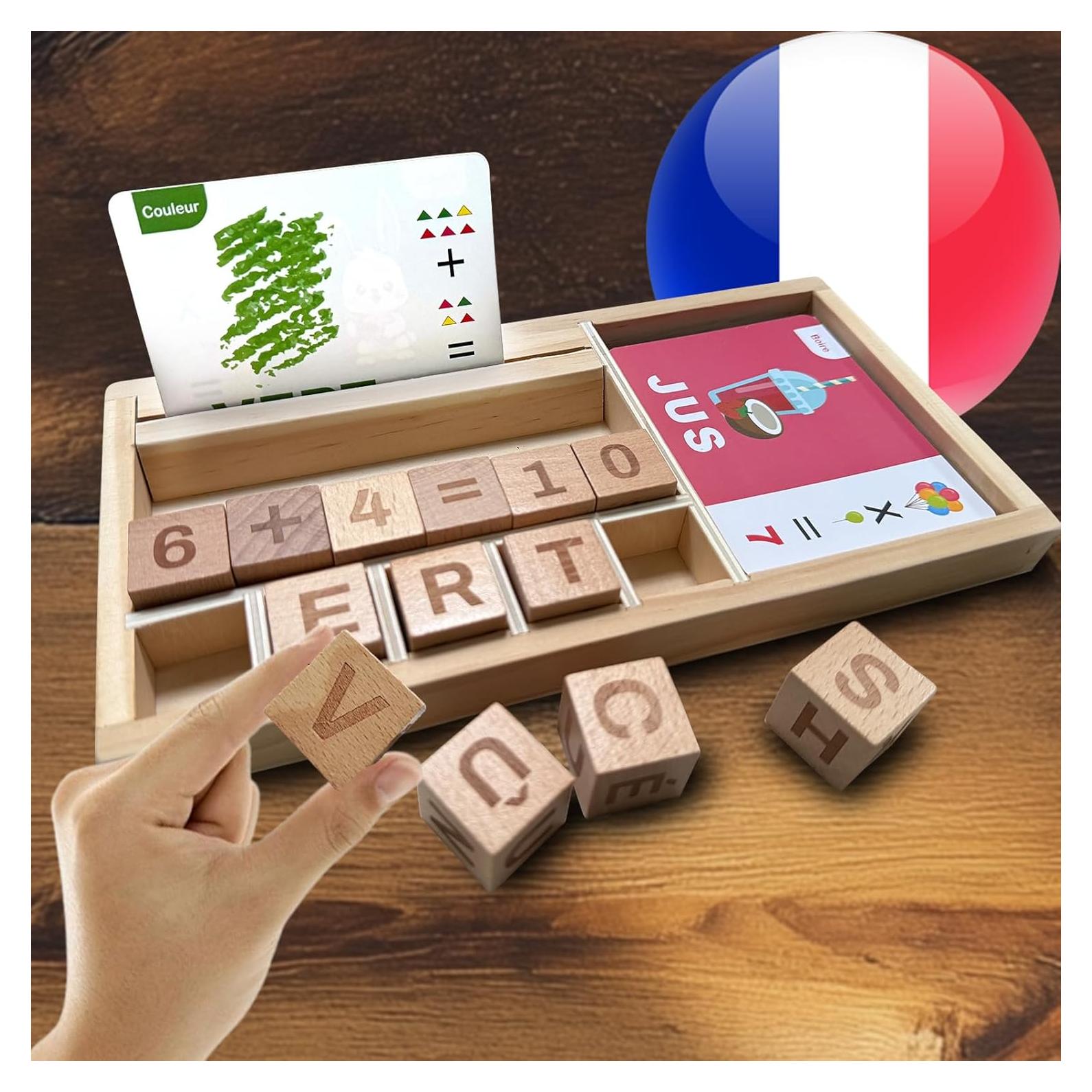 Juego de Ortografía en Francés KILOGOGRAPH para Niños 3-12 Años