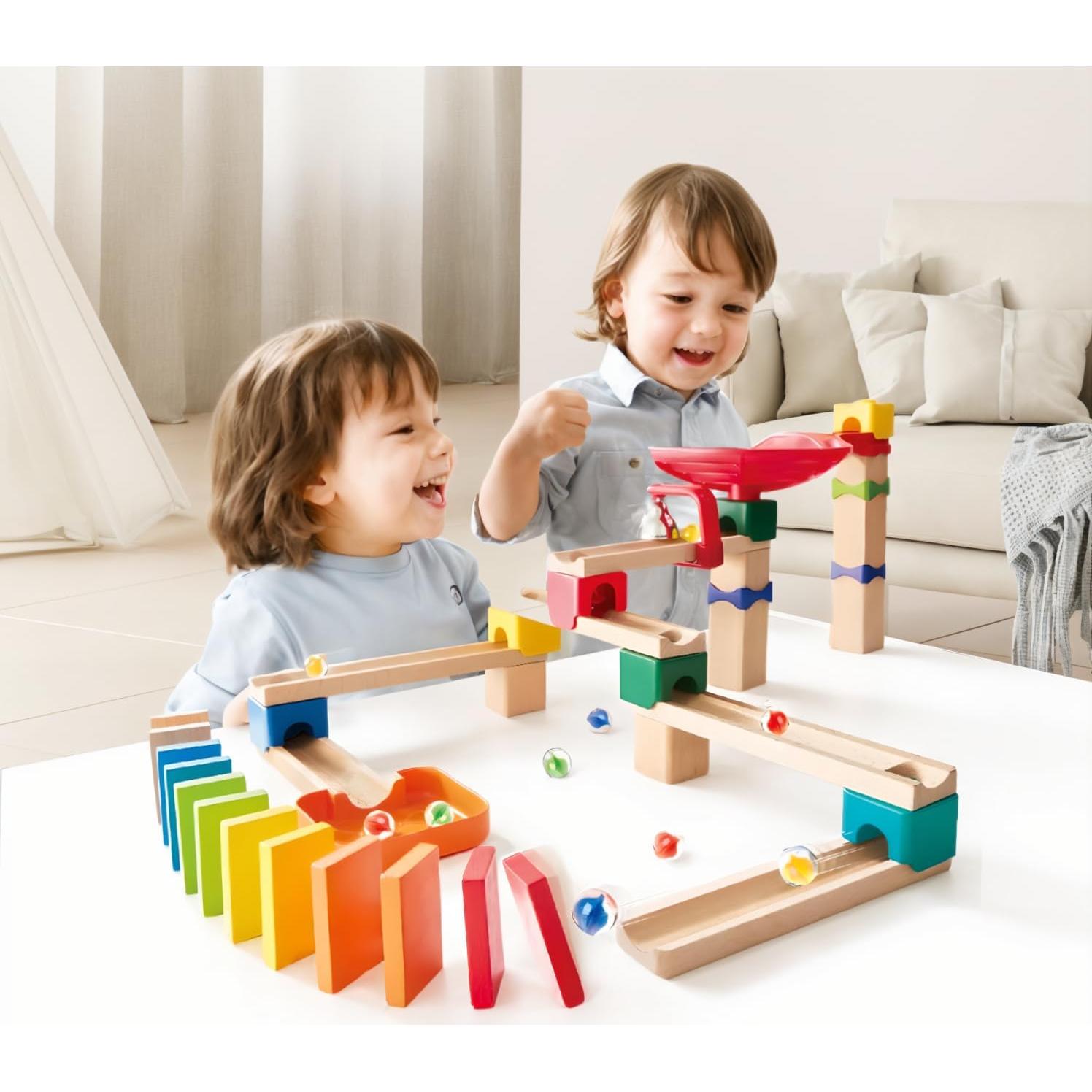 Set de Pista de Canicas Hape Crazy Rollers E1102 - 35x24 cm