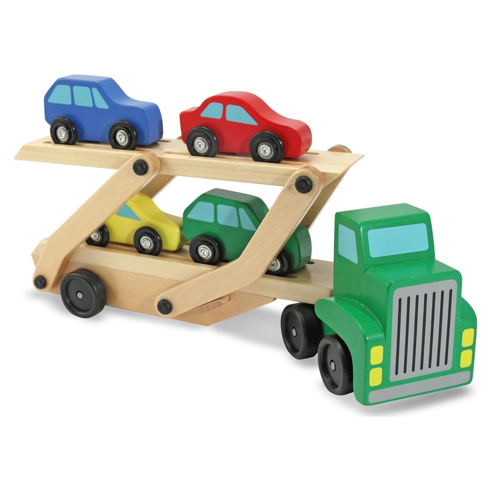 Camión Transportador de Autos Melissa & Doug 35.6x18.5 cm
