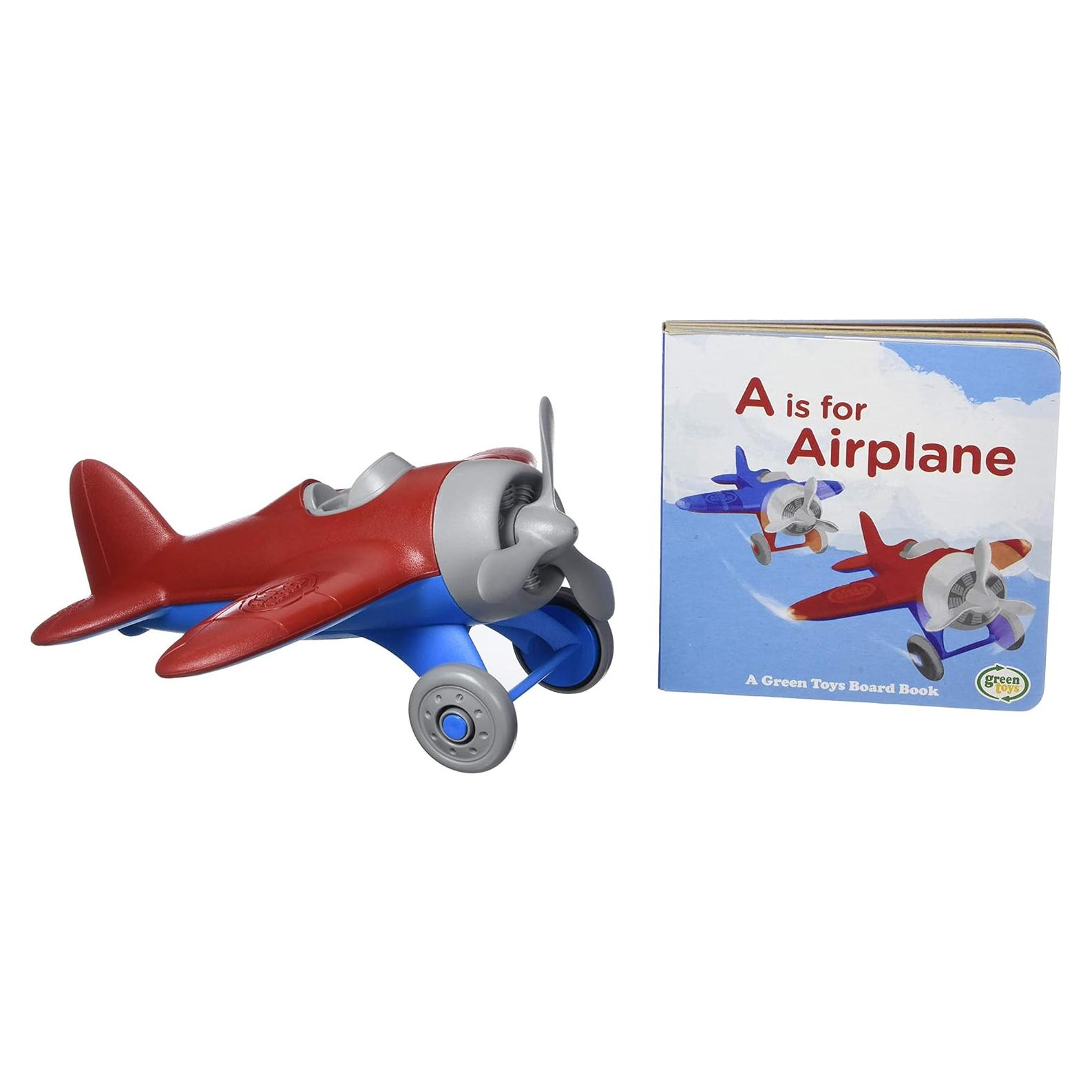 Avión de Juguete Green Toys con Libro de Cartón - 0.49 kg