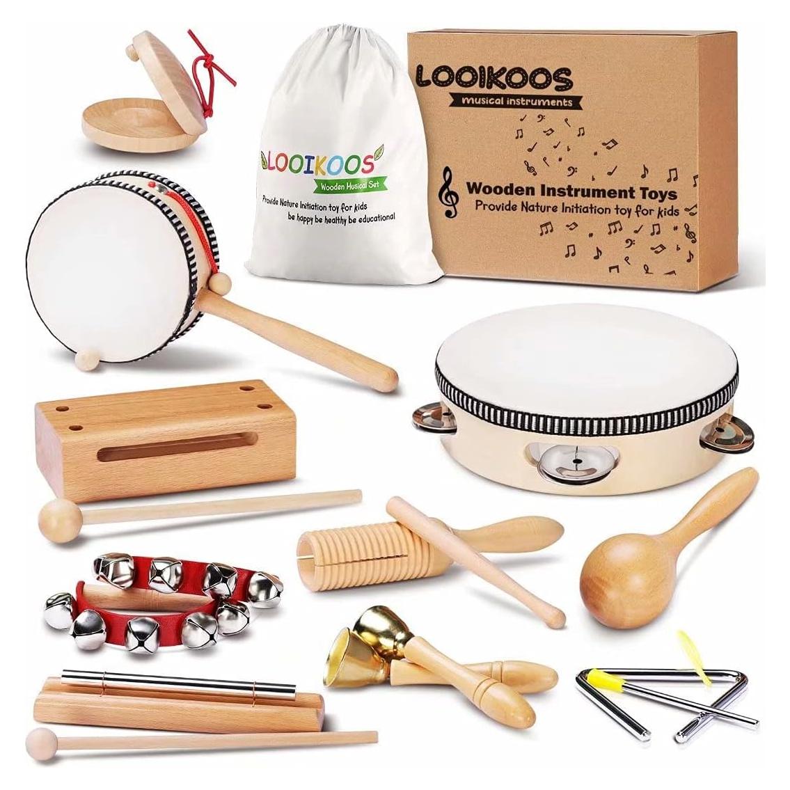 Set de Instrumentos Musicales Montessori LOOIKOOS para Niños