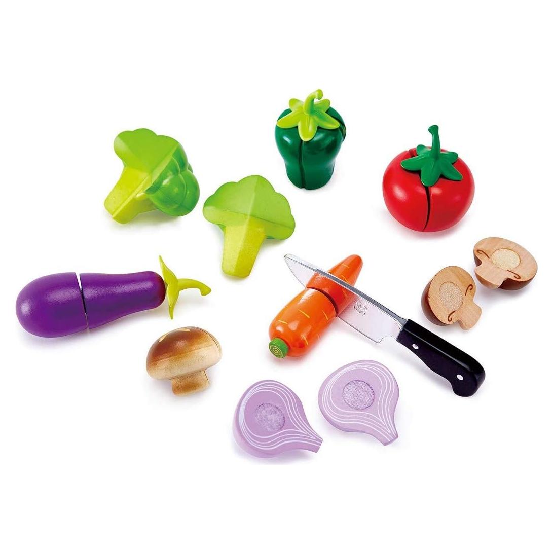 Hape Verduras de Jardín - Juego de Cocina de Madera para Niños