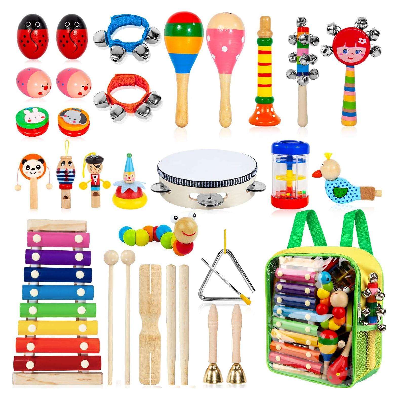 Conjunto de Instrumentos Musicales Taimasi 33Pcs para Niños