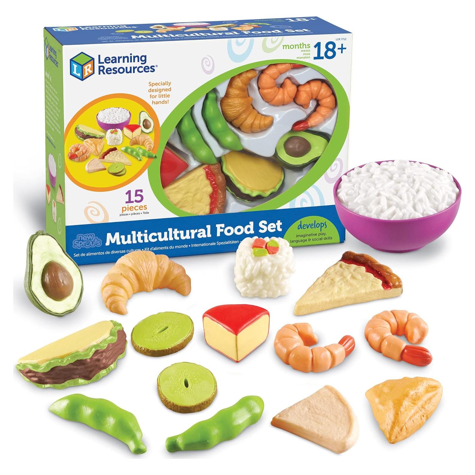 Conjunto de Comida Multicultural Learning Resources - 15 Piezas