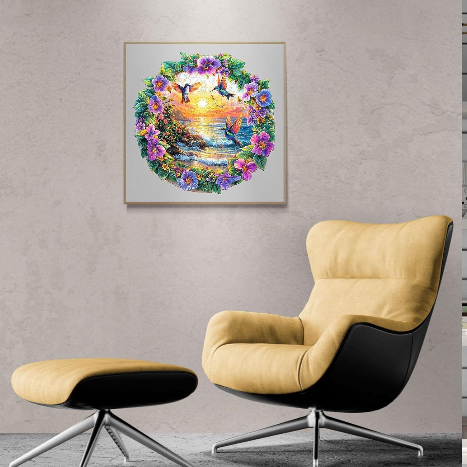 Rompecabezas de Madera AEEKDOOK 100 Piezas Playa Resort 21.6 cm