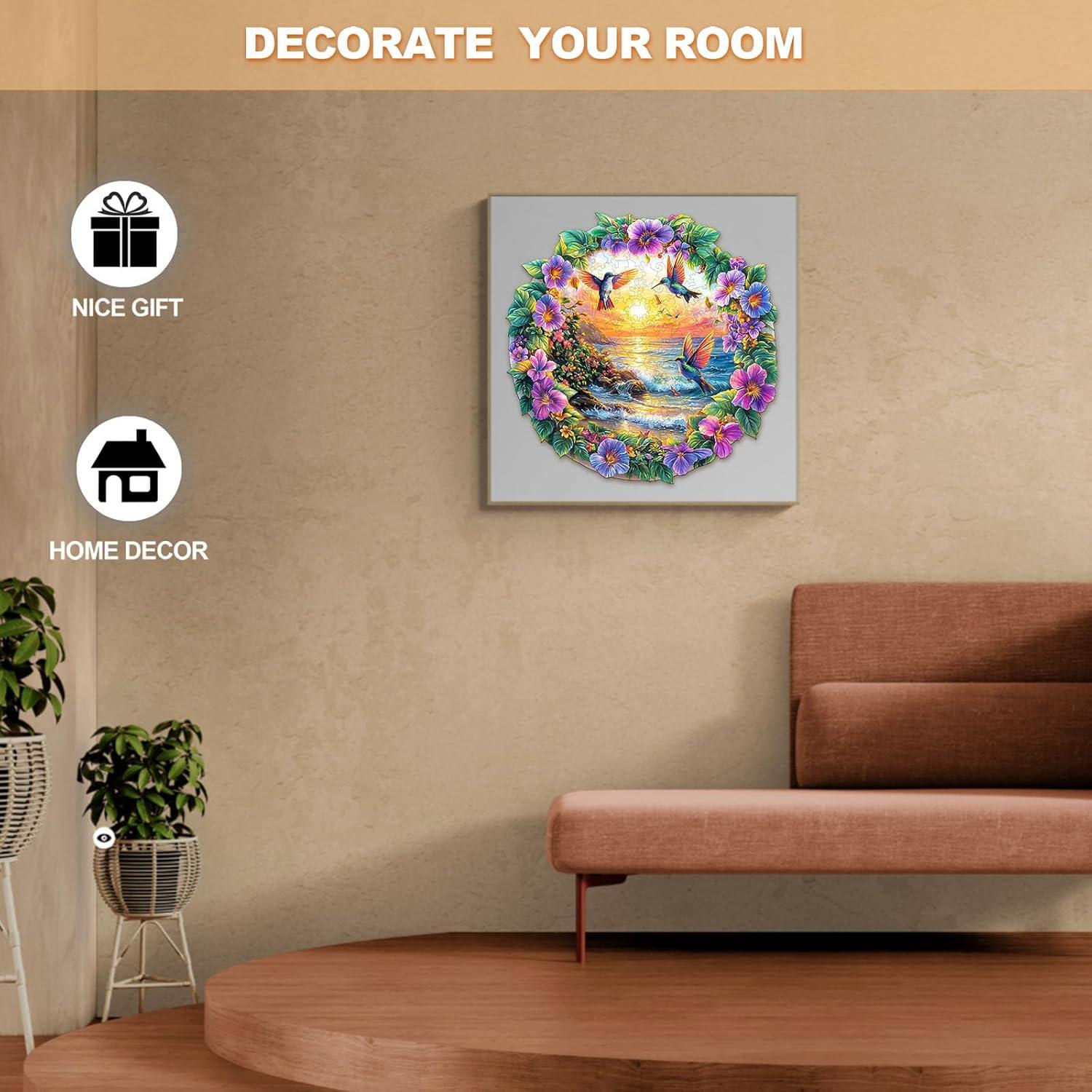 Rompecabezas de Madera AEEKDOOK 100 Piezas Playa Resort 21.6 cm