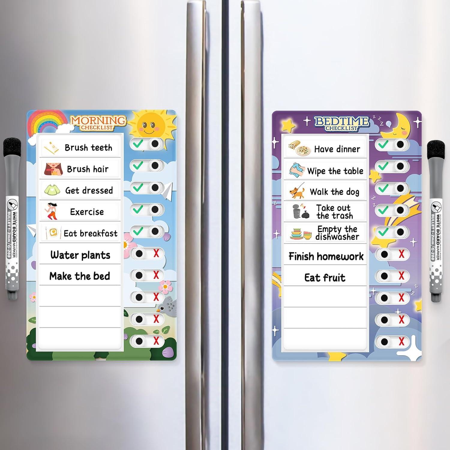 Tabla de Tareas Interactiva Tsytyst - 2 Paquetes, Magnética