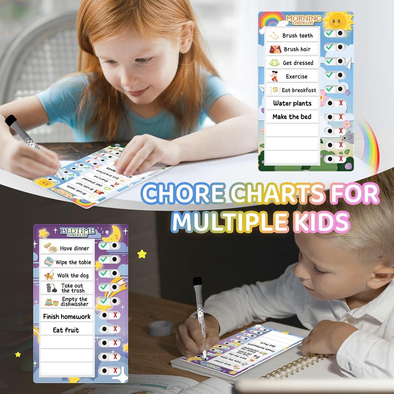 Tabla de Tareas Interactiva Tsytyst - 2 Paquetes, Magnética