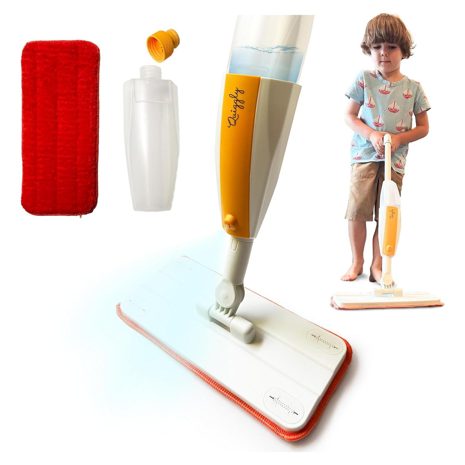 Mopa Pulverizadora Quiggly para Niños - Set de Limpieza Montessori