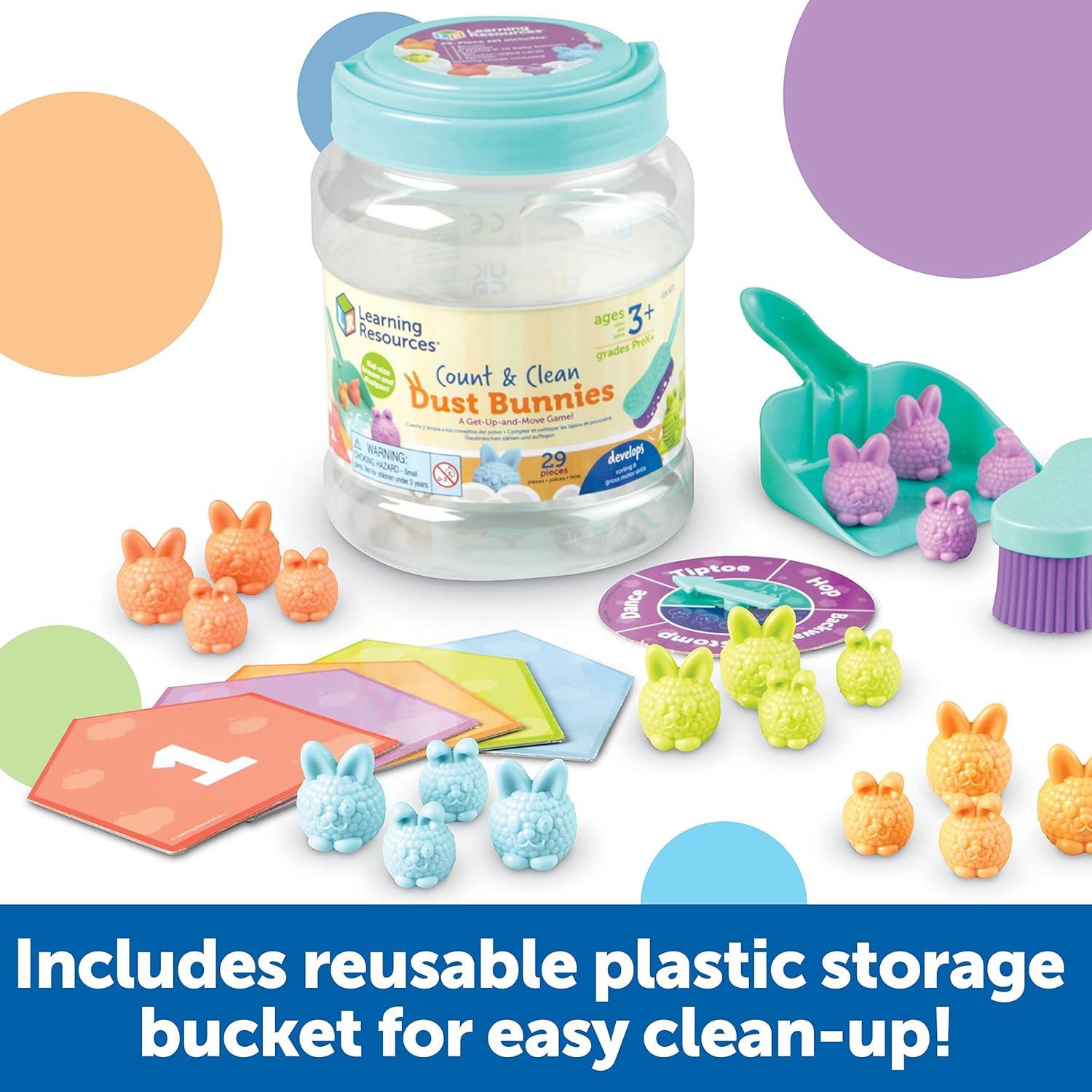 Juego Educativo de Limpieza Conejitos de Polvo - Recursos de Aprendizaje