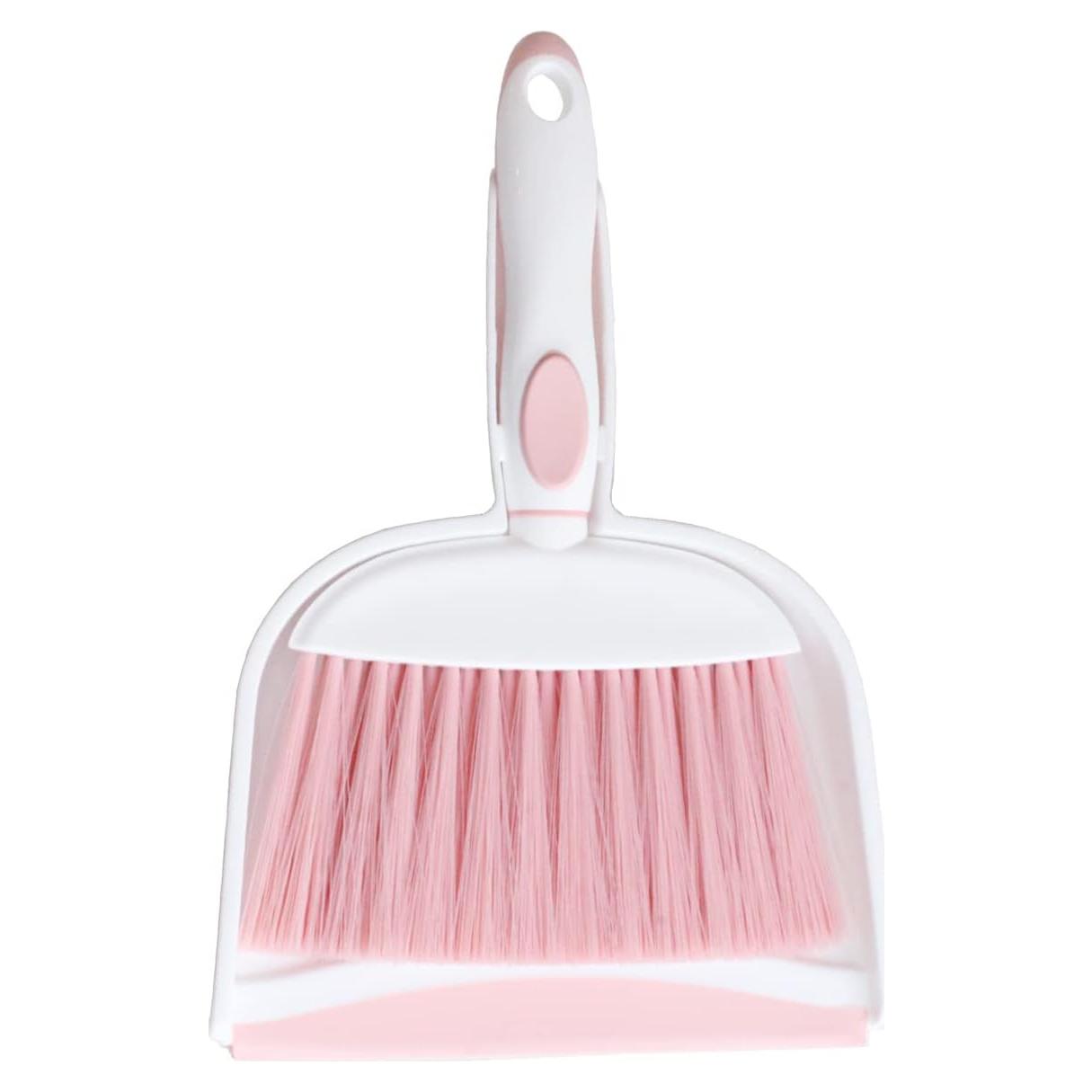 Juego de Escoba y Recogedor Mini BSMstone Rosa 26x17cm