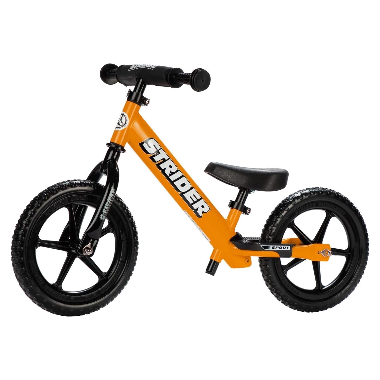 Bicicleta de Equilibrio Strider 12" Naranja para Niños 1-4 Años
