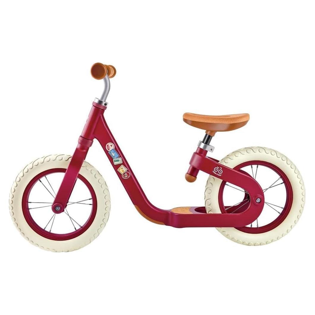 Bicicleta de Equilibrio Hape Levántate y Ve - Roja, 3 años+