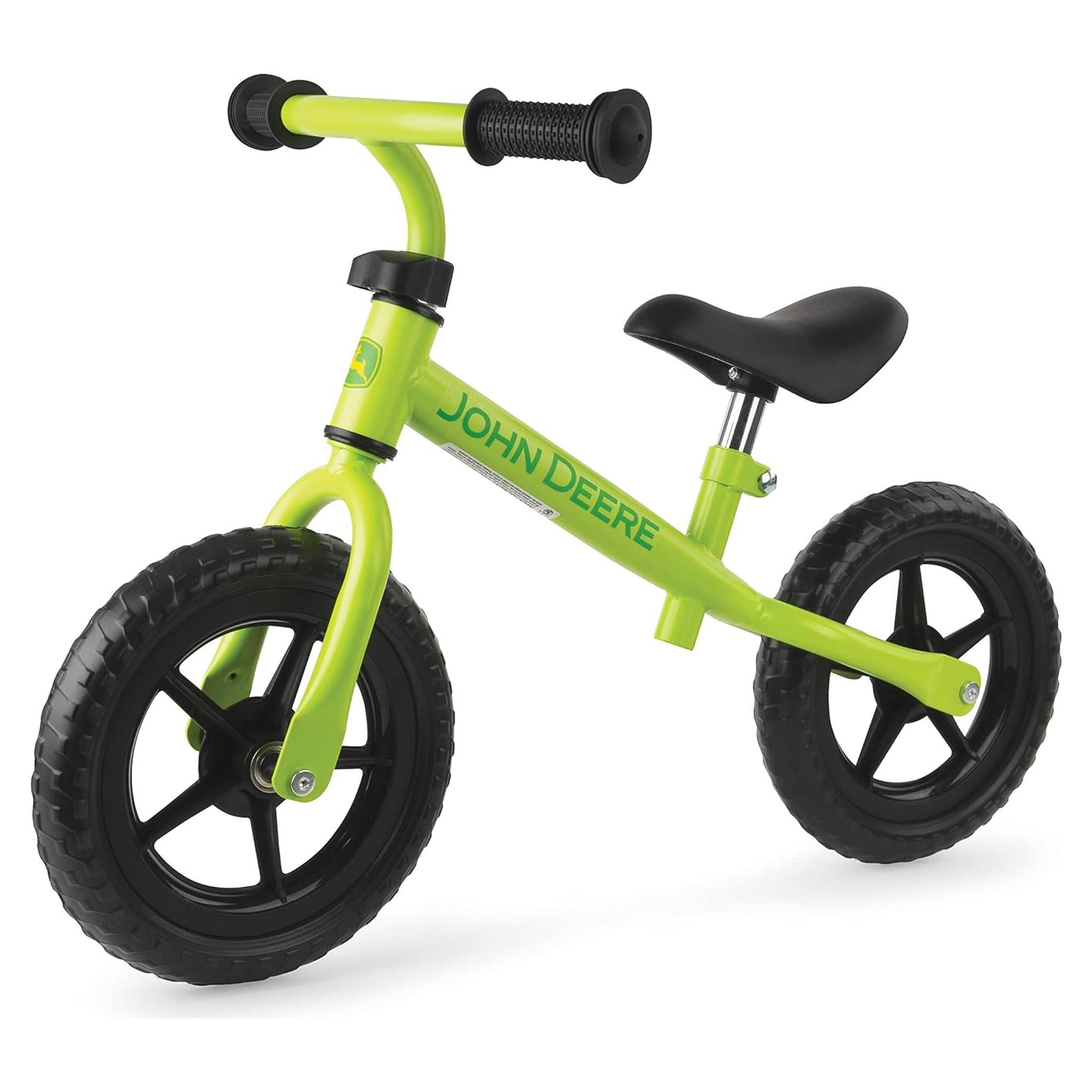 Bicicleta de Equilibrio TOMY John Deere 10" Verde Ajustable