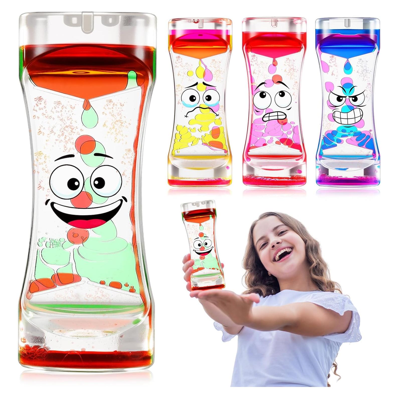 Shappy 4 Botellas Sensoriales Antiestrés para Niños 14.5x5.5cm
